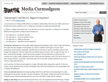 Tablet Screenshot of mediacurmudgeon.com